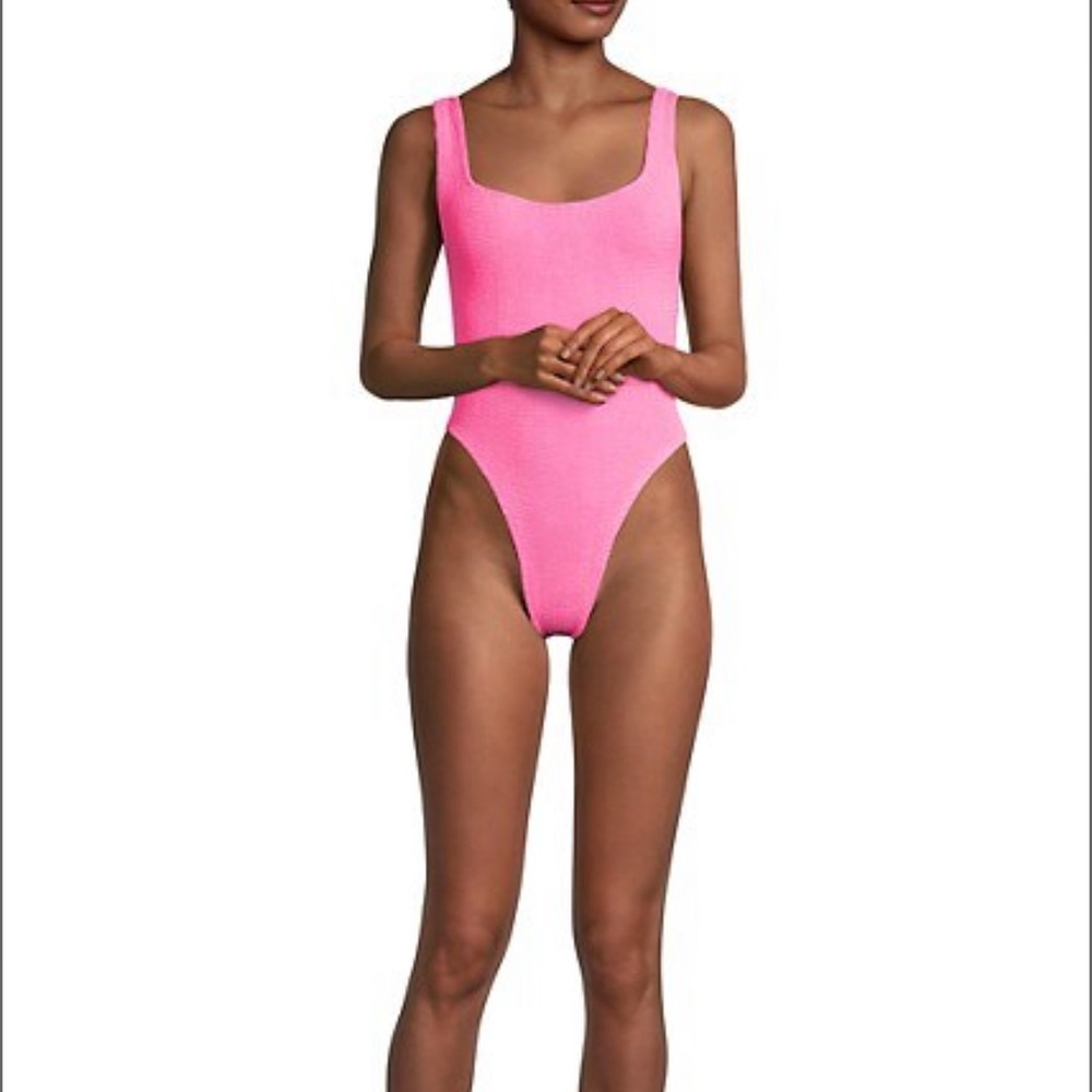 Hunza G Pink One Piece Swimsuit - Picture 6 of 9